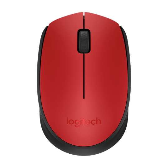 Mouse Sem Fio Logitech M170 Vermelho - 910-004639