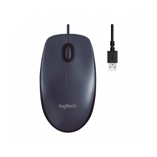 Mouse Com Fio Usb Logitech M90 Preto - 910-004053