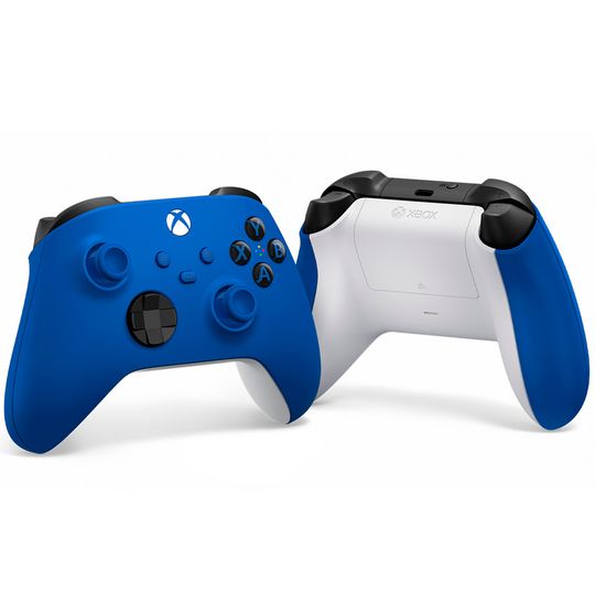 Controle Sem Fio Xbox Shock Blue Microsoft - AOMS0024