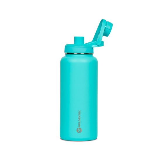 Garrafa Térmica Inox 1000 ml para bebidas quentes ou frias com tampo com bico - Azul | GT