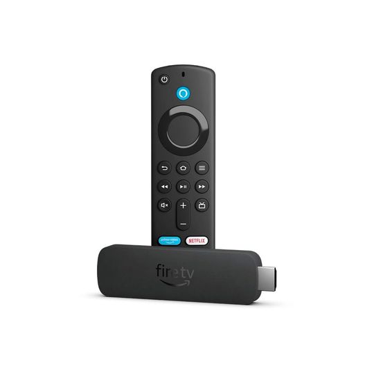 Amazon Fire Stick TV 4K, Controle Remoto, Streaming com Dolby Vision, Wi-Fi, Alexa, Preto