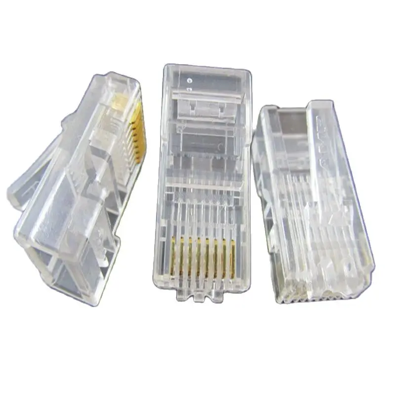 Perfurador 2 coroas tyco tyco eletrônica 8-core cabeça de cristal rj45 cabo de rede cabeça de cristal escudo