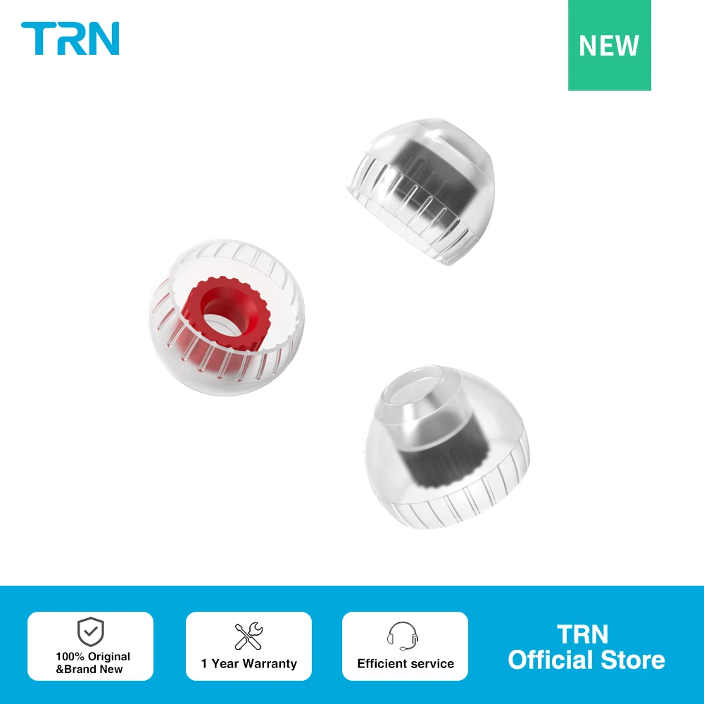 Trn t orelha-dicas de silicone auriculares dupla estrutura de suporte fone de ouvido 3 pares fone de ouvido fone de ouvido fones de ouvido trn mt3 kirin bax