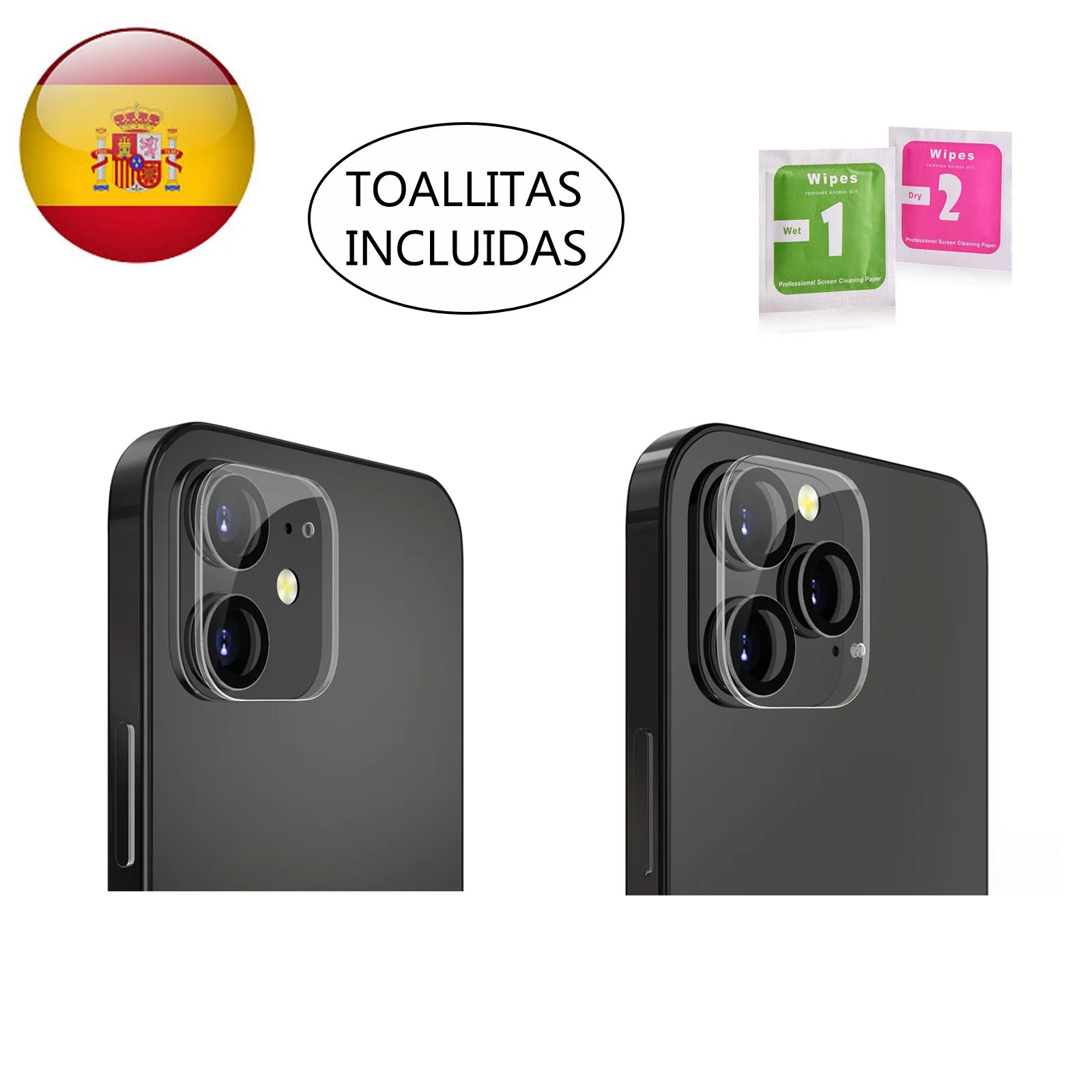 Protetor de lente de câmera para iPhone, Película protetora, iPhone 11, 12, 13, 14 Pro Max, 14 Pro Max