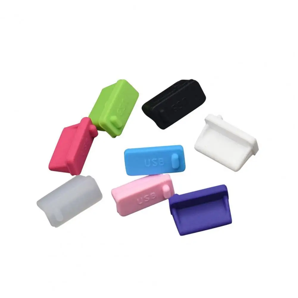 Capa protetora para pc notebook, 5 peças, à prova de poeira padrão usb 2.0/3.0 plugue de poeira porta de carregador para pc notebook