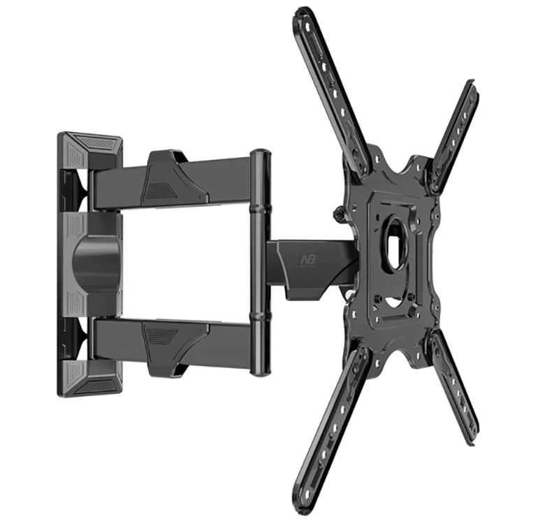 Suporte de parede para tv nb p4, suporte de painel plano com tela lcd de 32 a 55 polegadas, padrão vesa 400x400mm, carga de 27 kg, 2kg