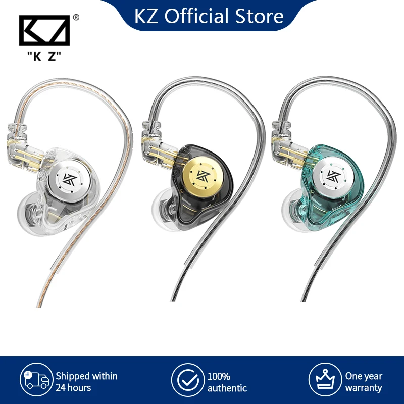 KZ-EDX Pro HiFi Earphones, Bass Earbuds, In Ear Monitor, Esporte Fones De Ouvido, Cancelamento De Ruído Headset, Nova Chegada