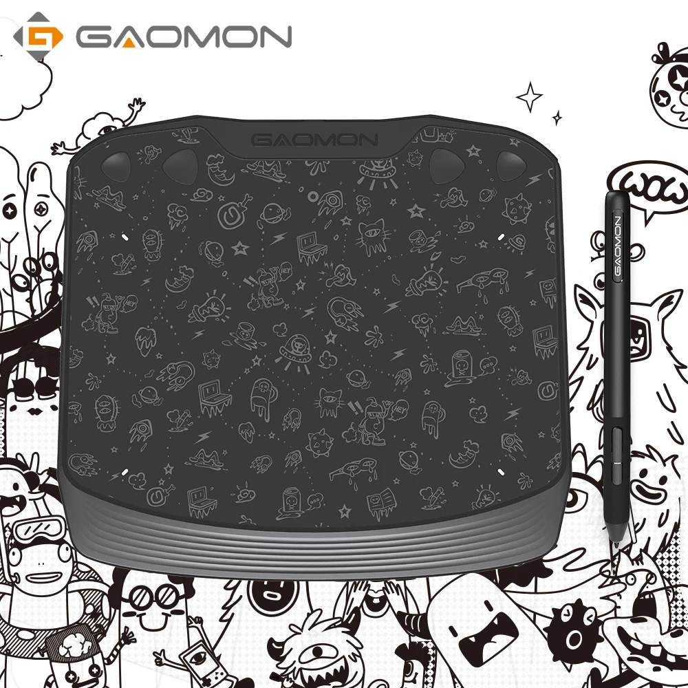 GAOMON S830 Mesa Digitalizadora Tablet De Desenho Gráfico 8 Polegada Animação Digital Tablet para Pintura Escrita, OS Android Suportado OSU Game Pad