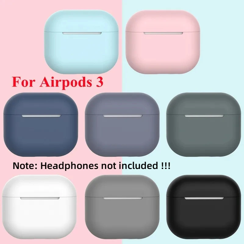 Capa De Silicone Para Apple Airpods 3, Acessórios De Pele De Fone De Ouvido, Adesivo Bluetooth, 2020