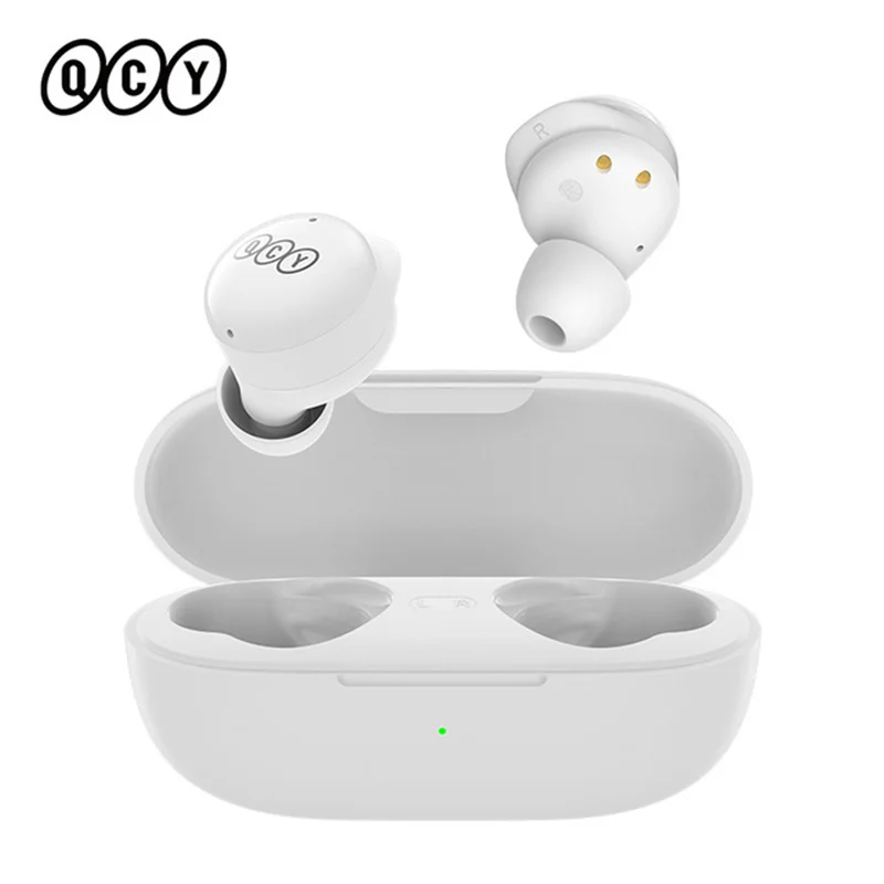 QCY-T17 TWS Fone De Ouvido Sem Fio Bluetooth, À Prova D' Água Esporte Headsets, Redução De Ruído Earbuds com Microfone, Bluetooth 5.3