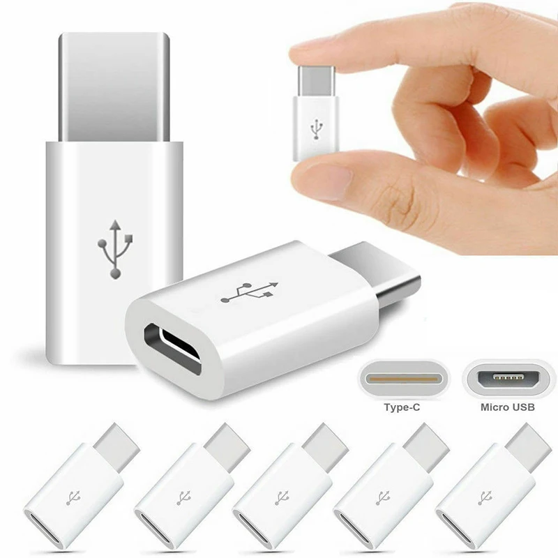 Usb tipo c fêmea para micro usb adaptador macho conector tipo-c para micro usb 2.0 adaptador de carregador para samsung xiaomi huawei telefone