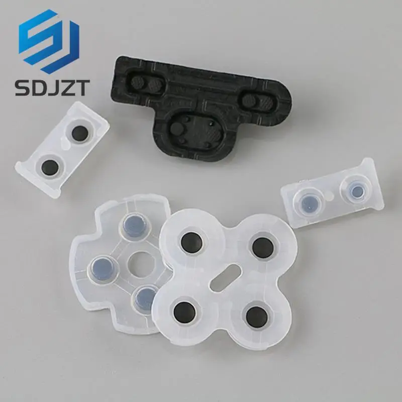 5 Pçs/set Para Ps3 Controlador Condutora Pad Botão Substituição Condutora de Borracha de Silicone de Borracha Macia