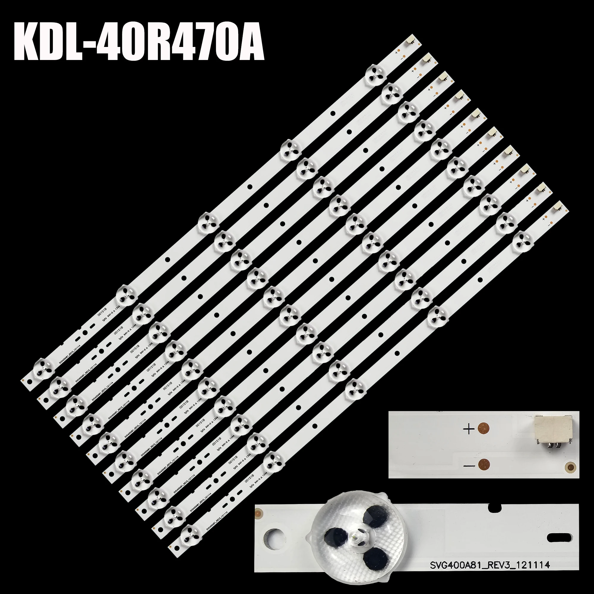 LED para KDL-40R450A KDL-40R455A KDL-40R470A KLV-40R479A KDL-40R474A S400DH1-3 SUG400A81 SVG400A81_REV3_ 121114   LSY400HM02 A02