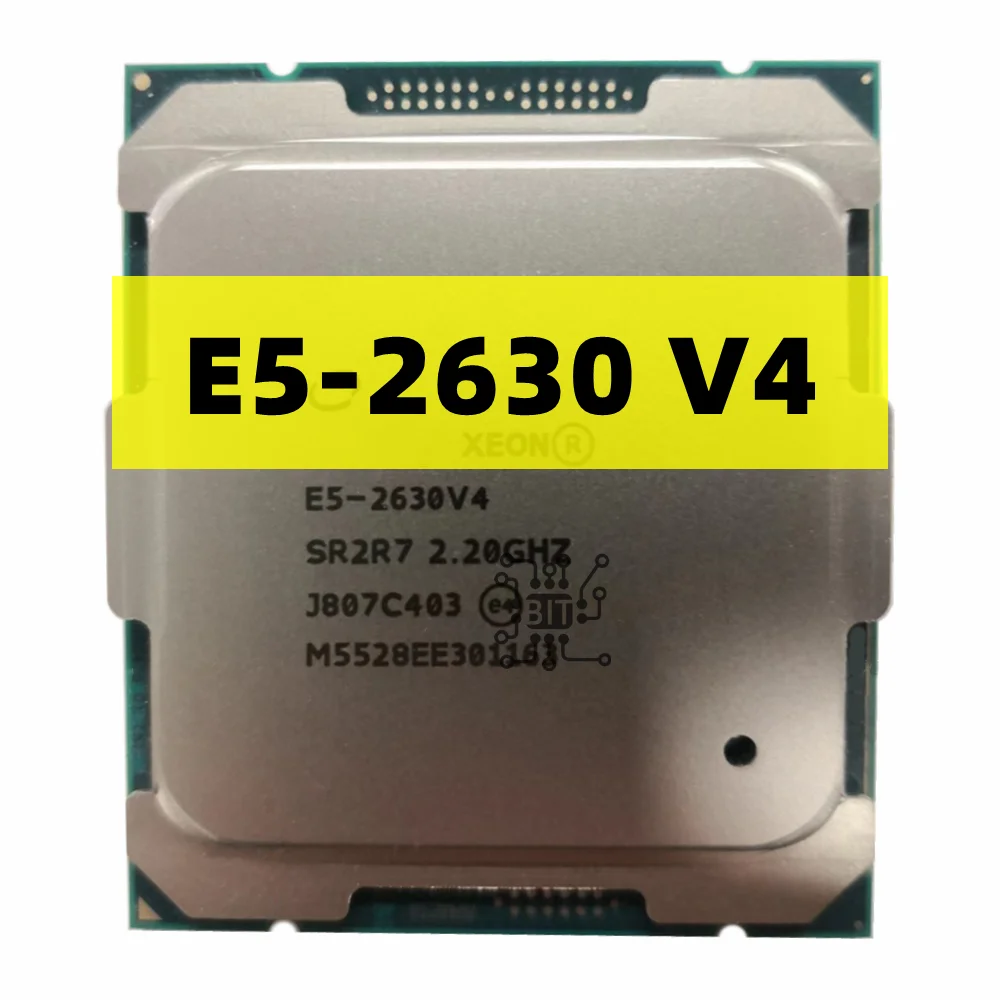 Processador Xeon e5-2630v4, 2.20ghz, 10-core, 25mb, e5 2630 v4 e5-2630v4 fclga2011-3, 85w, frete grátis