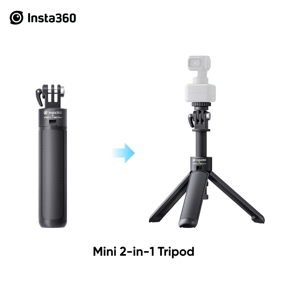 Insta360 mini 2-em-1 tripé