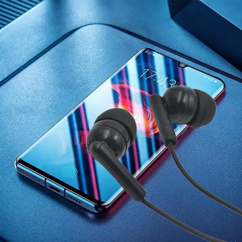 Conveniente de pouco peso 3.5mm ergonômico com fio fone de ouvido fone de ouvido portátil com fio bom efeito sadio para o jogo