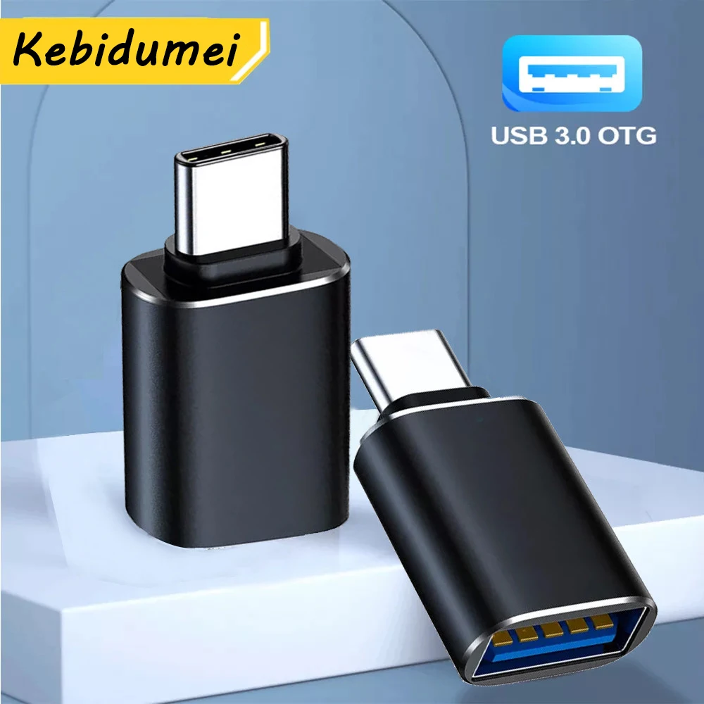 Tipo c usb c masculino para usb conversor fêmea usb 3.0 tipo-c otg adaptador para macbook xiaomi samsung s20 usbc otg conector