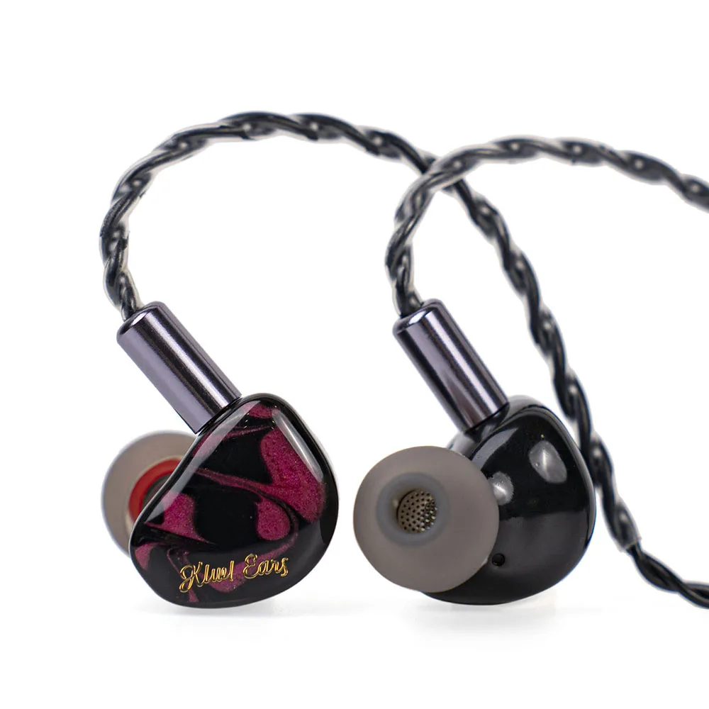Kiwi Ears Cadenza 10mm Berílio Driver Dinâmico IEM 3D Impresso com Plugue Intercambiável Destacável 0,78 2 pinos 3,5 mm Cabo IEM