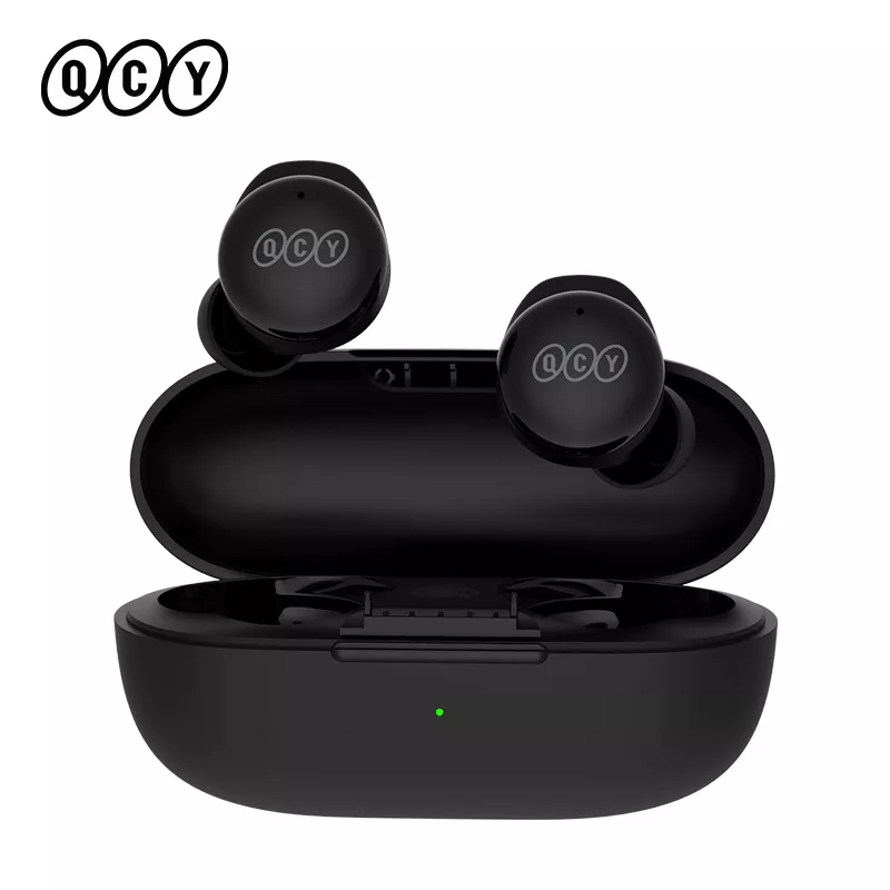 Qcy t17 verdadeiro bt5.1 fone de ouvido sem fio bluetooth fones alta fidelidade controle toque modo baixa latência enc earbud longa espera 26h