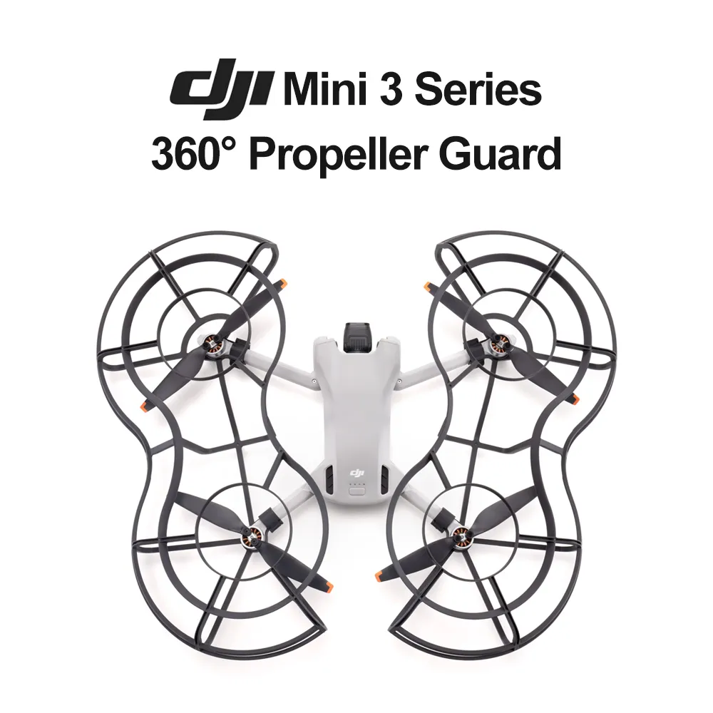 DJI Mini 3 e Mini 3 Pro Series Propeller Guard, Acessórios Úteis para Iniciantes, Melhorar a Segurança do Voo, Evitar Danos, 360 °