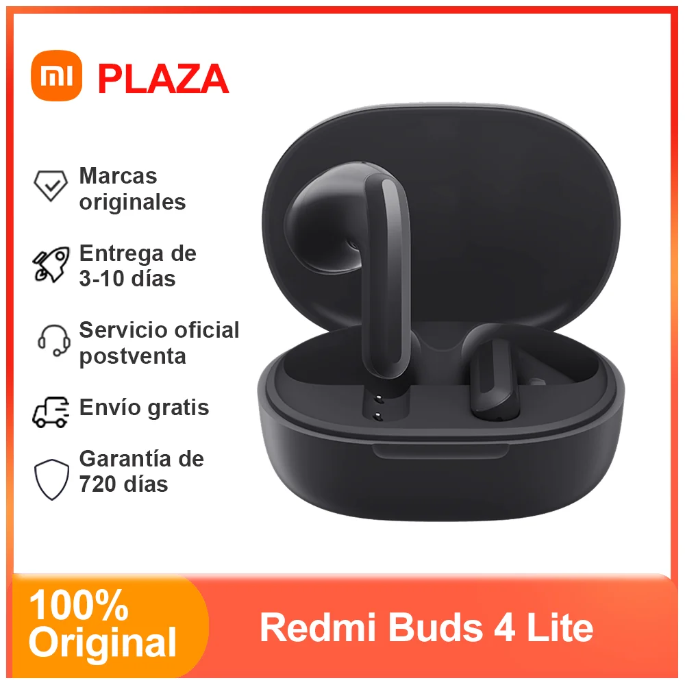 Xiaomi-Redmi Buds 4 Lite, Fones De Ouvido Sem Fio TWS, Bluetooth 5.3, Cancelamento De Ruído De Chamada, Bateria De Longa Duração, Versão Global