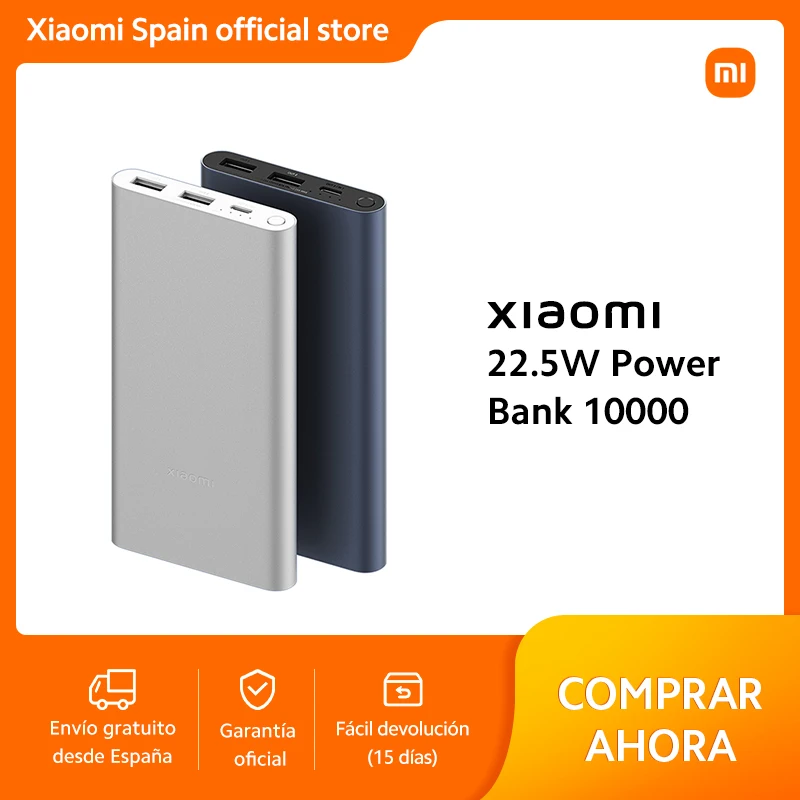 Oficial | Xiaomi 22.5W Power Bank 10000mAh