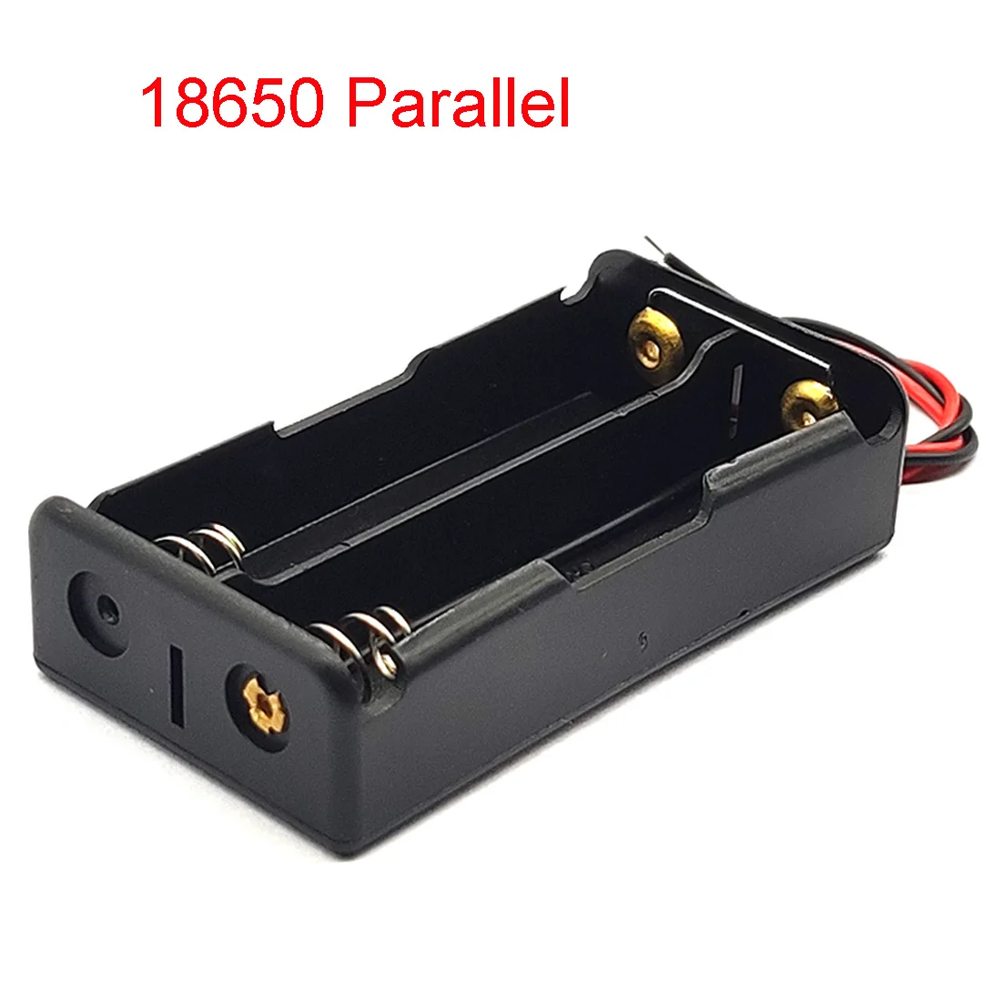 18650 Suporte De Bateria Paralelo 18650 Caixa De Bateria 2*18650 Caixa De Bateria 2 Slot 18650 Caixa De Armazenamento 3.7V
