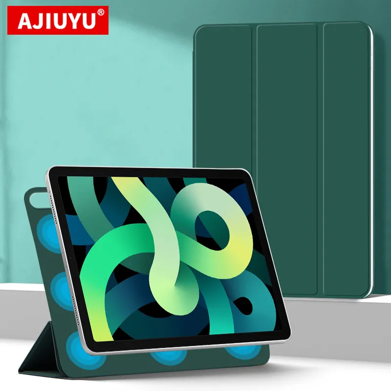 AJIUYU Smart Folio para iPad 10ª Geração Caso 2022 M2 iPad Air 5 4 Caso 2020 Pro 11 12.9 4 Funda 2021 Mini 6 Magnetic case