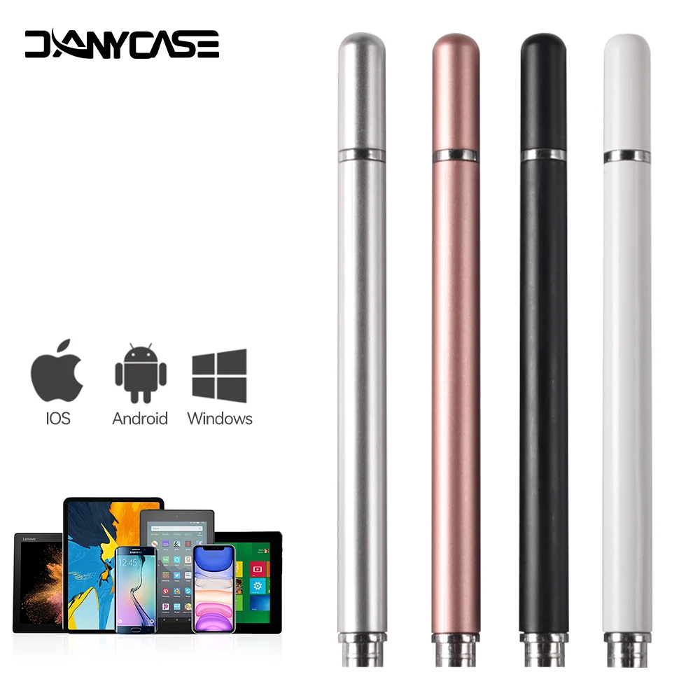 Caneta De Toque Universal Para Tablet Phone Caneta Stylus Para Android Touch Screen Tablet Caneta Para Lenovo iPad iPhone Xiaomi Apple Pencil