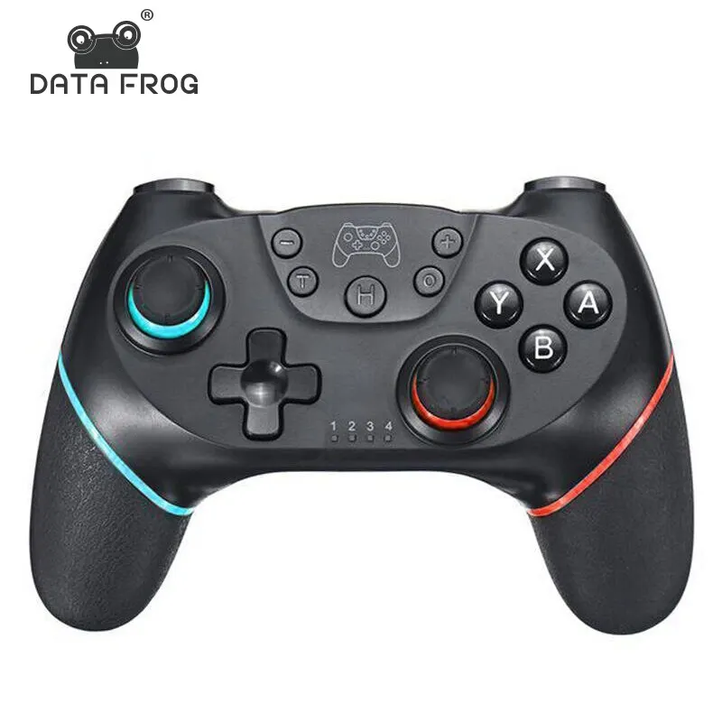 DATA FROG Wireless Controller Compatível-Nintendo Switch Turbo Ajustável com 6 Eixos Vibração Gamepad Para PC/NS Lite Console