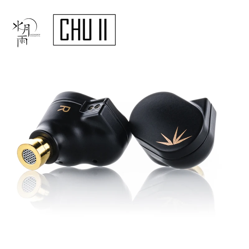 MOONDROP CHU II fone de ouvido intra-auricular driver dinâmico de alto desempenho IEMs cabo intercambiável