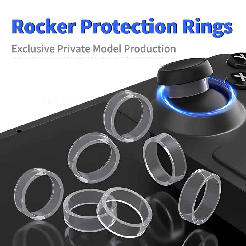 Elastic Protective Rocker Rubber Ring, Joystick Cover para Rock Ally Game Console, Anel de silicone para PS5, PS4, Switch Pro, 4pcs, 8pcs