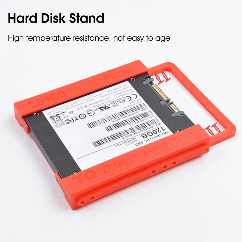 Profissional Anti-cracking Suporte do Disco Rígido, Titular SSD, Suporte Adaptador para Desktop, 2.5 