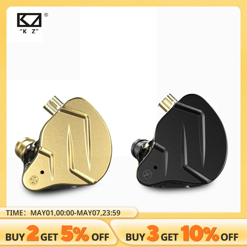 KZ ZSN Pro X 1DD 1BA HIFI Híbrido Driver In Ear Fone De Ouvido Metal Fone De Ouvido Baixo Fones De Ouvido Esporte Headset