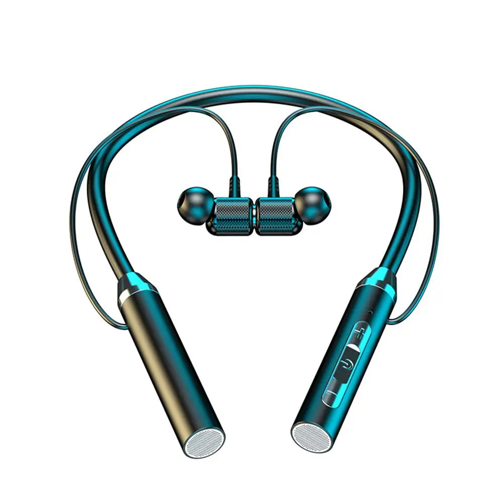 Fones de ouvido sem fio Neckband, impermeável Earbuds, Hi Fi Stereo, Sports Headset, Corrida ao ar livre, V5.2, 098