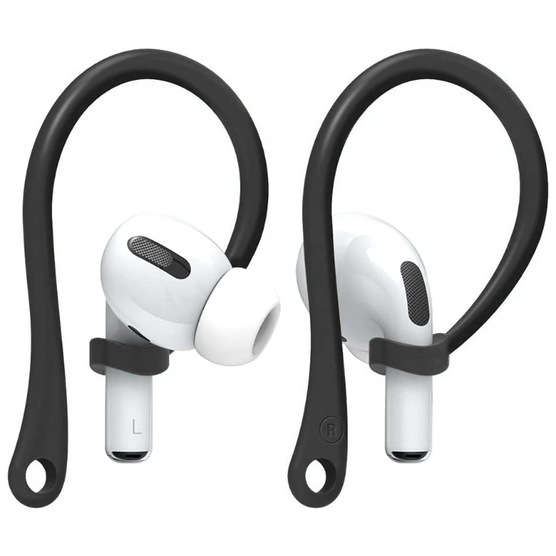 Ganchos fone ouvido plástico macio, fones ouvido sem fio, clipe anti-perda para 3