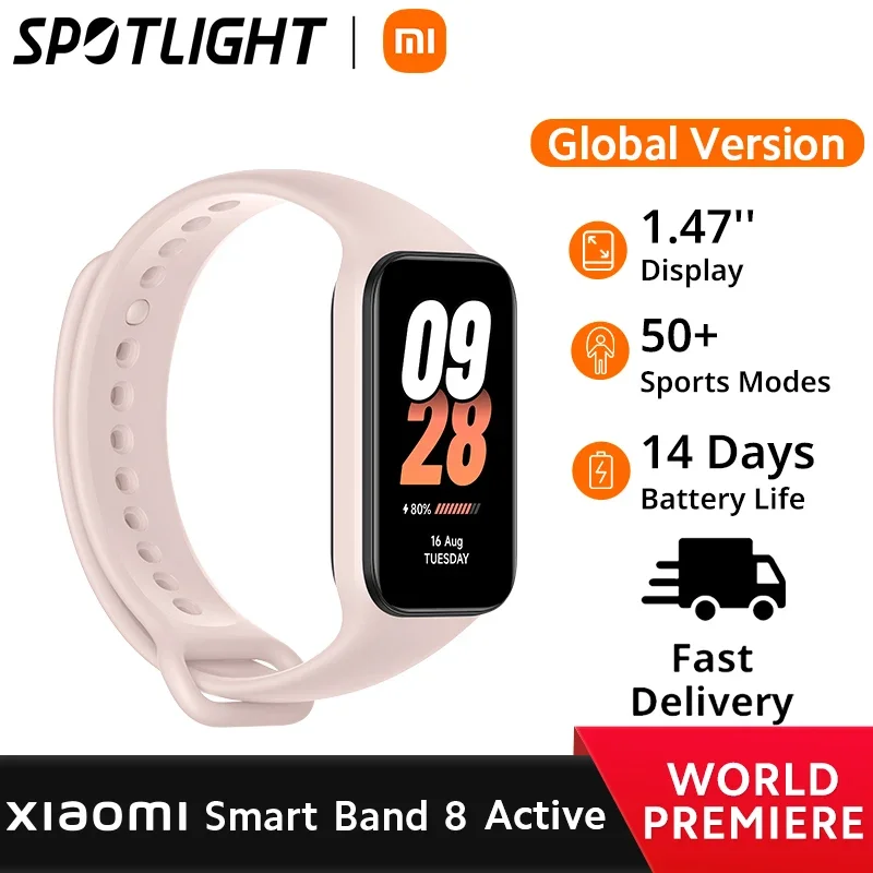 [Estreia mundial] Novo Xiaomi Mi Band 8 Ativa Versão Global  1.47 