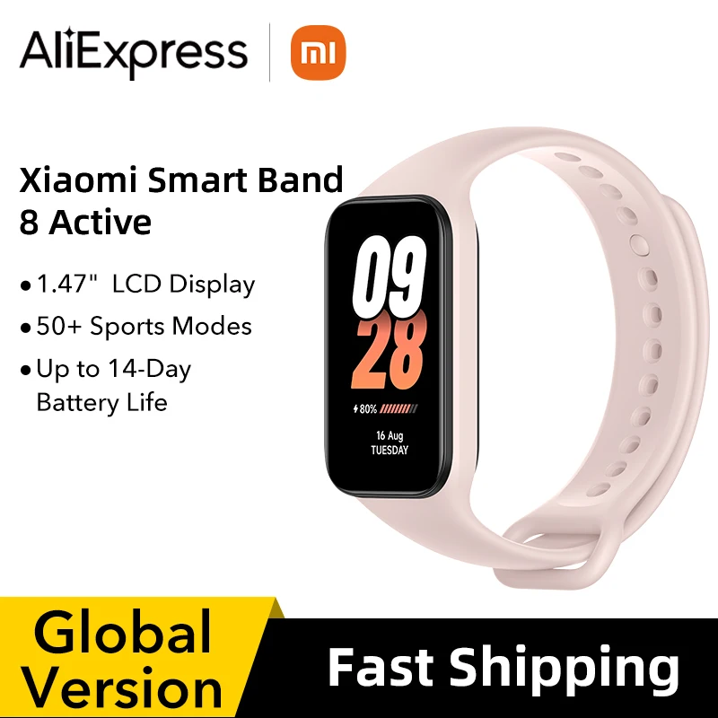 Xiaomi-Smart Band 8, Versão Global, 1,47 