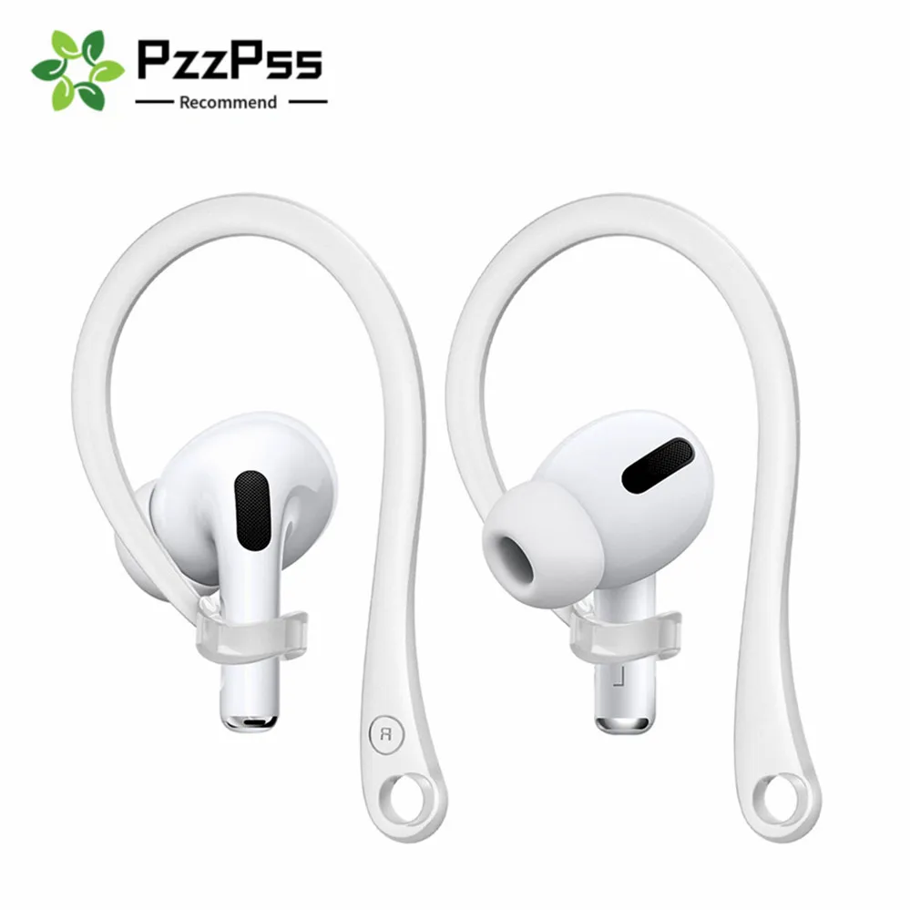 Silicone Ear Hooks para Apple Air Pods, Anti-queda Bluetooth Earphone Holder, Acessórios Esportivos, Earhooks para Airpods 1, 2, 3 Pro