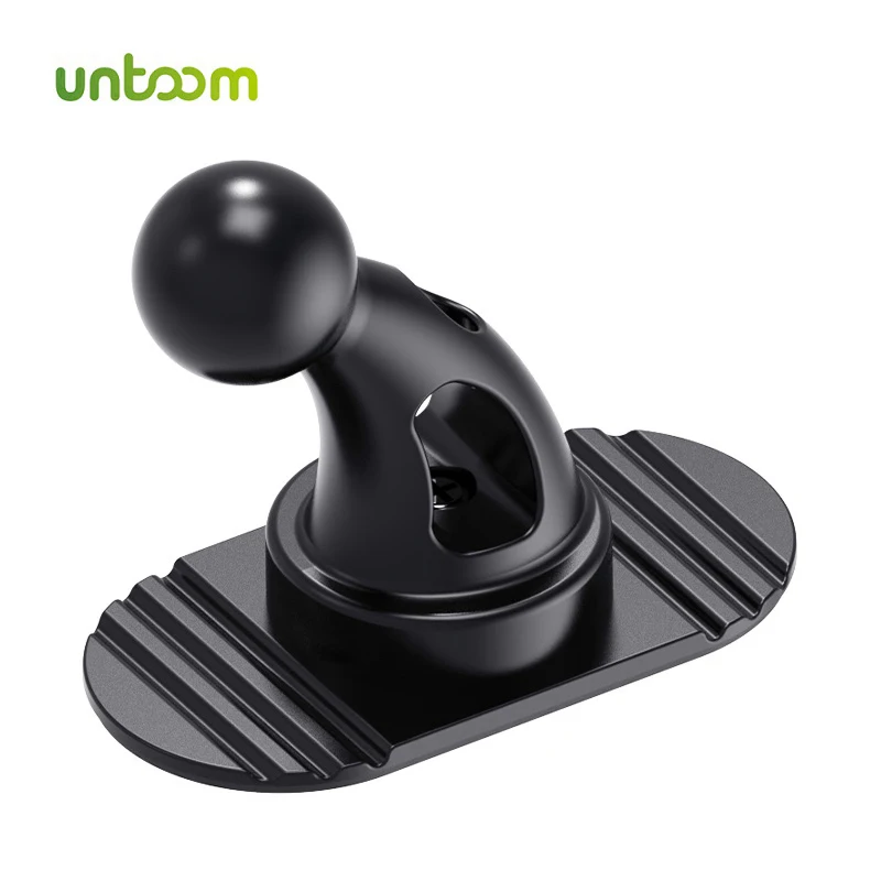 Untoom-Suporte Universal Car Phone, Base Bola Cabeça, adesivo, Painel, Celular Mount Acessórios, Rotação de 360 °, 17 milímetros