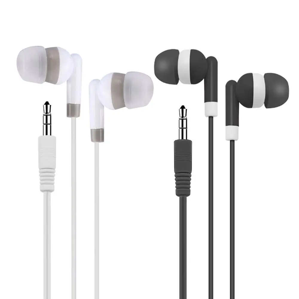 Tampões com fio coloridos sem microfone, no ouvido, música, 3,5mm, MP3, MP4, tampões universais