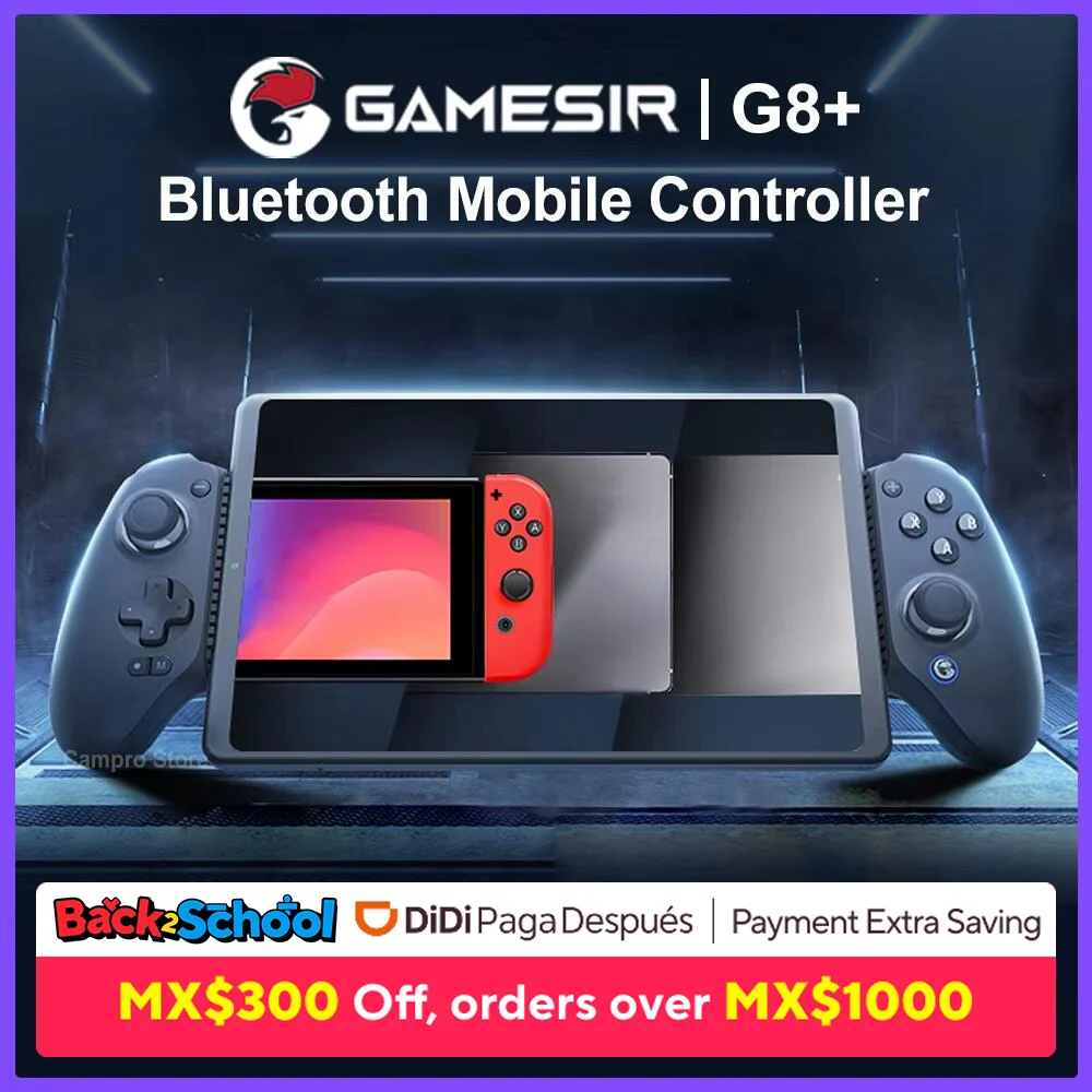 GameSir G8 Plus Bluetooth Gamepad Console Controlador de grau com bastão de efeito Hall e gatilho para Switch Android iOS PC e tablet