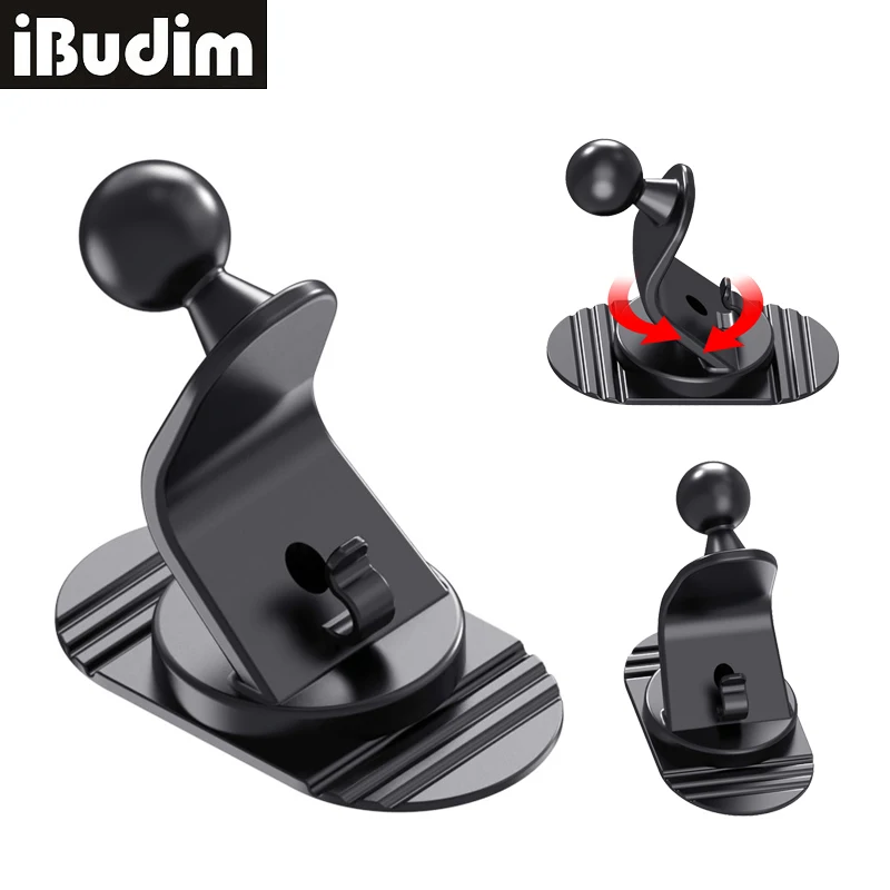 Bola Cabeça Suporte Do Telefone Do Carro, Adesivo Universal Base para Painel, Acessórios de Montagem, Rotação De 360 Graus, 17mm