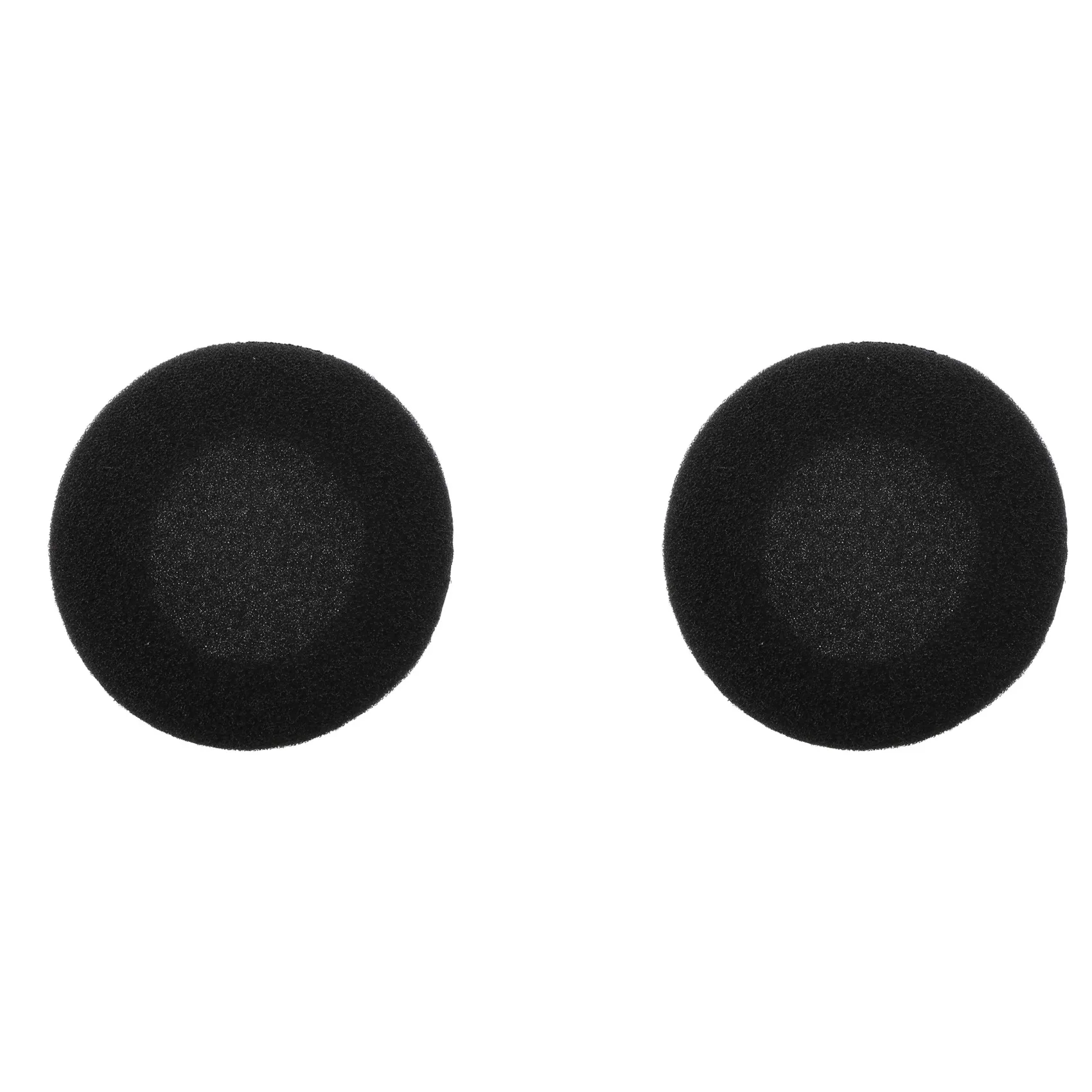 Espuma Ear Pad Capa para Fone de Ouvido, Preto, 50mm, Pacote de 2 pcs