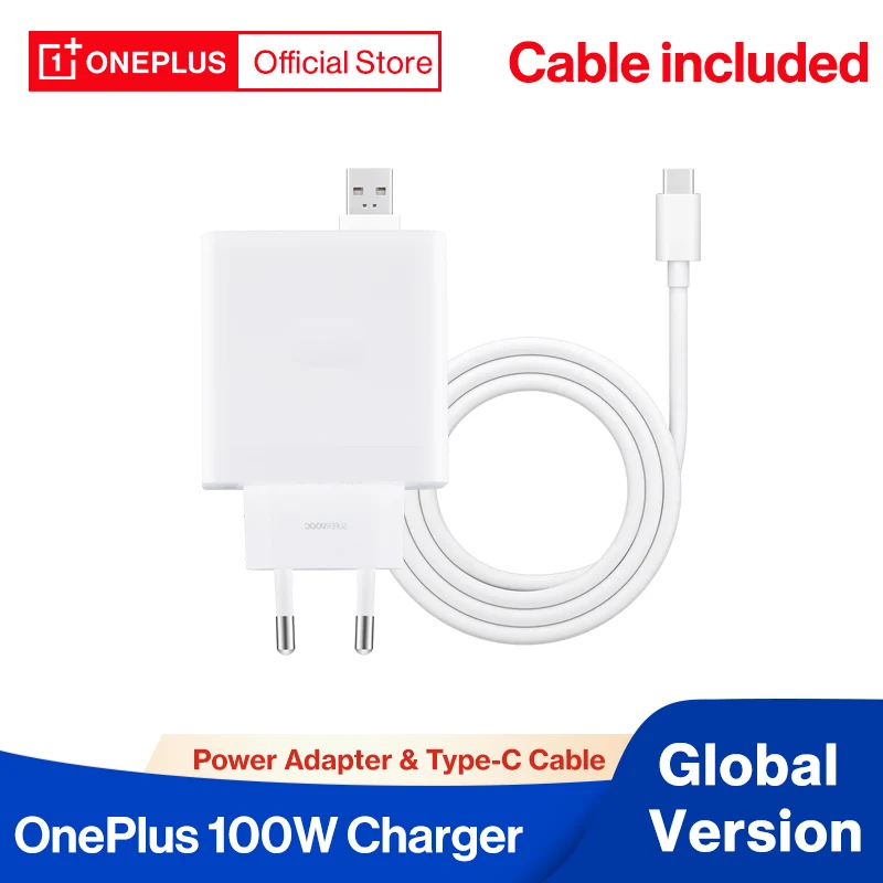 Carregador do adaptador de energia OnePlus-SUPERVOOC, 100W, apto para OnePlus 11, 10T, 10 Pro, 9 Pro, 9, 8T, Nord 2T, Nord 3, Nord CE, 3 Lite Abrir