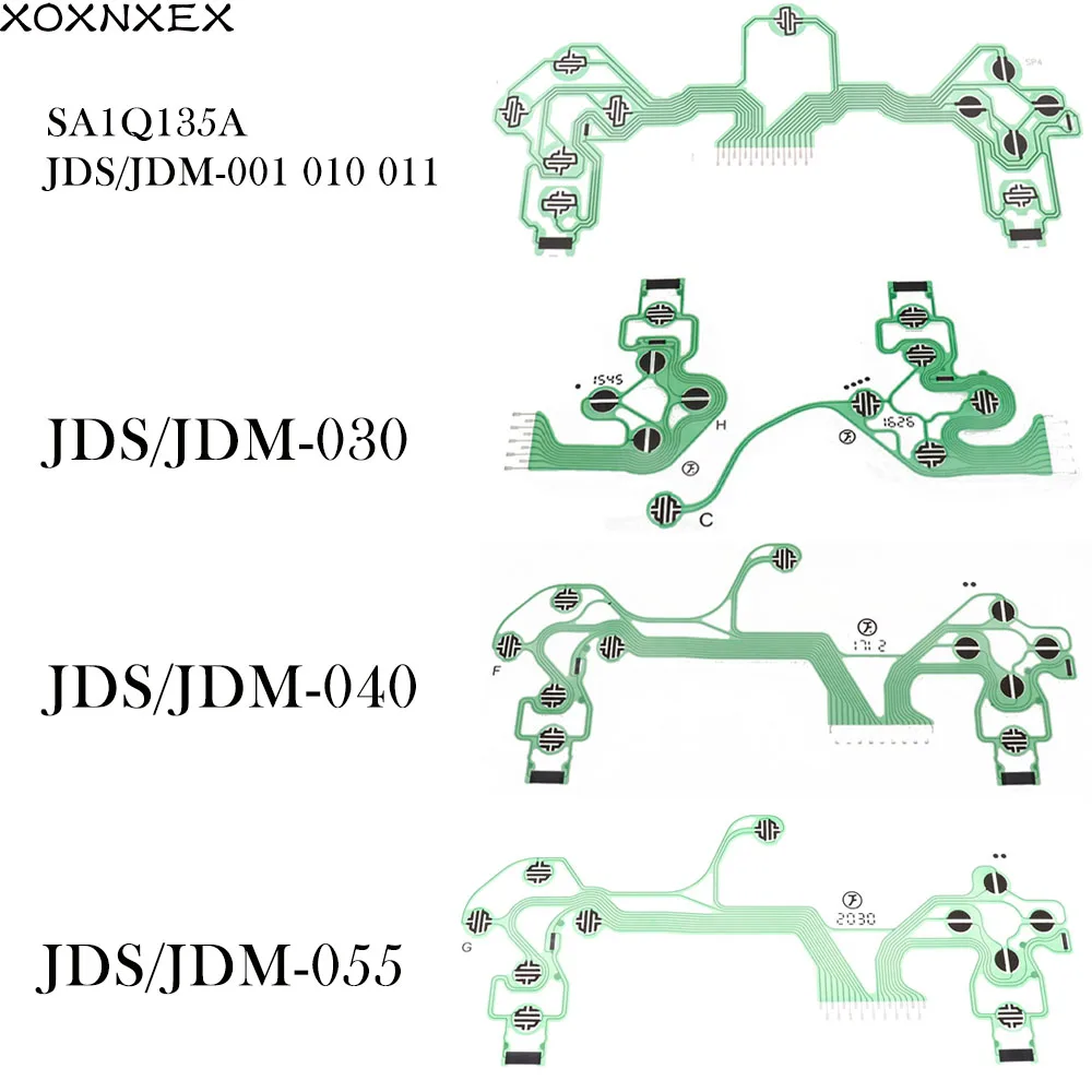 PS4 DS4 Pro Slim controlador, filme condutor, condução do teclado, cabo Flex, JDM 001, 010, 011, 030, 040, 055
