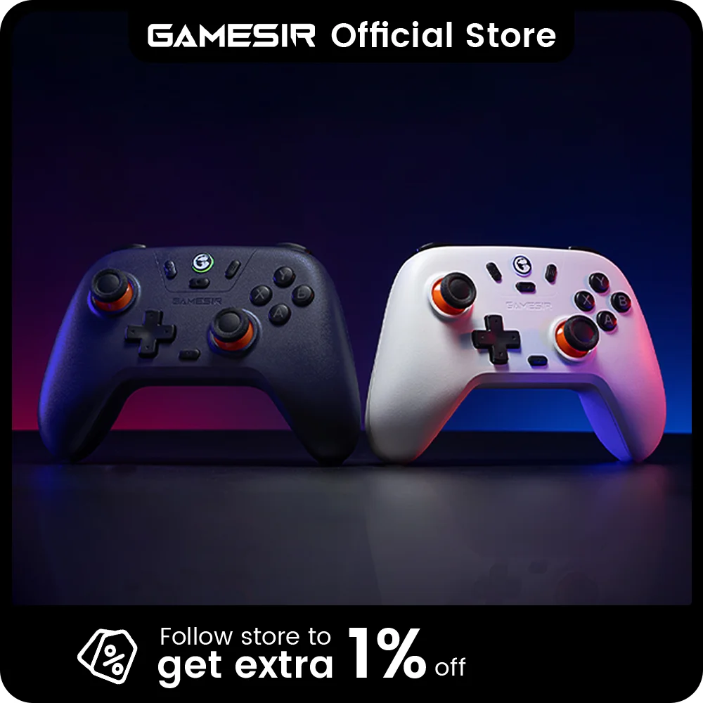 GameSir T4 Nova Lite Switch Controlador Hall Effect Gamepad para Nintendo Switch iPhone Android Celular Windows PC Steam