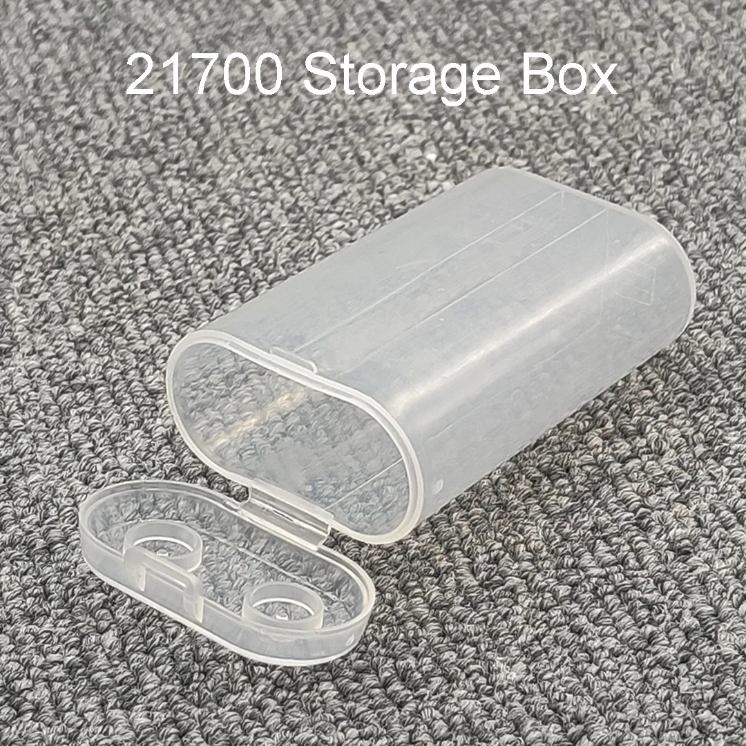 21700 Caixa De Armazenamento De Bateria Suporte Rígido, Caixa De Energia De Bateria Recarregável, 1/2 Slot