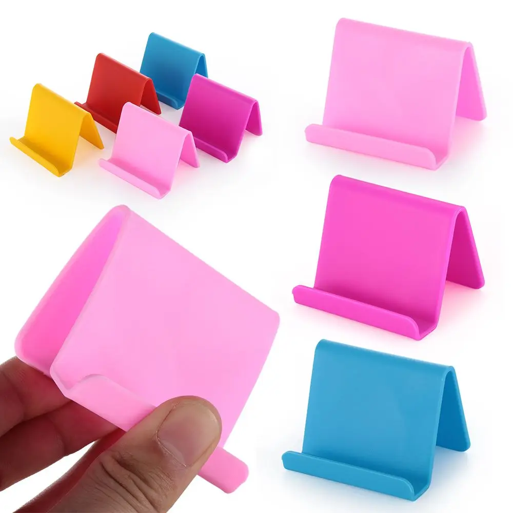 Universal Mini Plástico Suporte Do Telefone Inteligente, Mesa De Mesa Suporte De Montagem, Suporte Do Telefone, Tablets Titular, 1Pc
