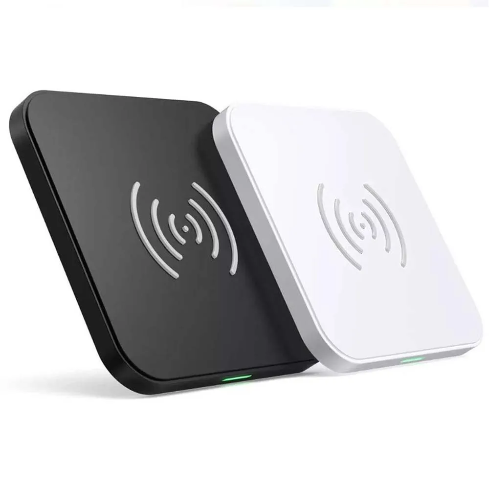 CHOETECH-Fast Wireless Charging Pad, preto e branco, 2 Pack